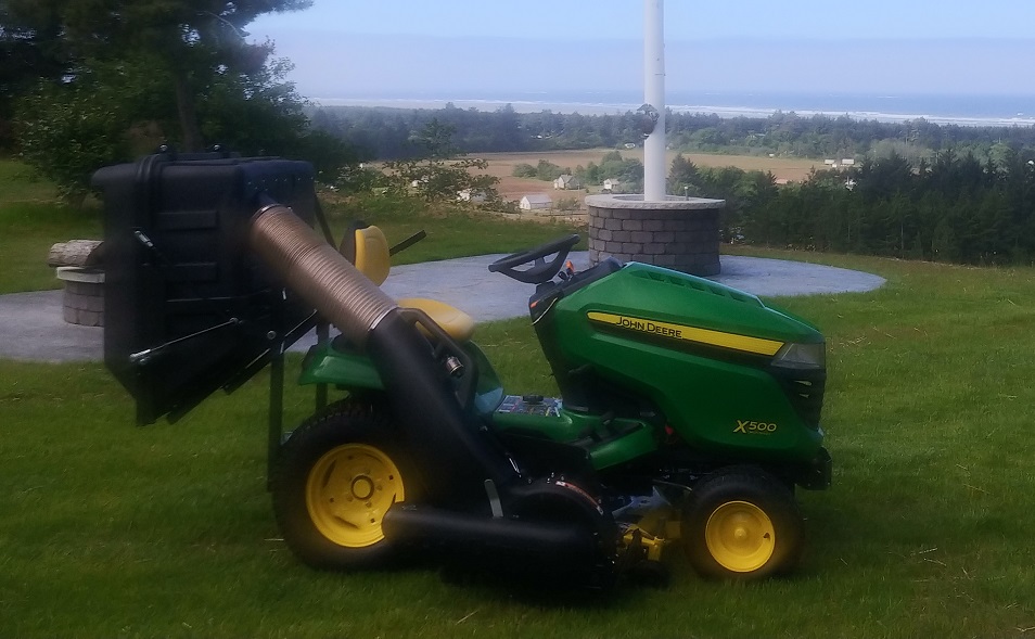 John deere d105 grass catcher hot sale