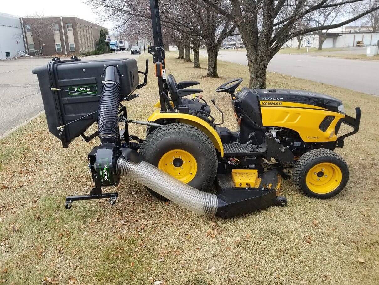 Lawn deals tractor vacuum