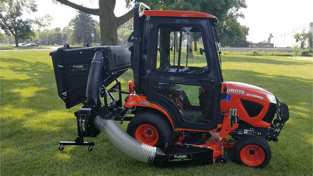 PV18 PTO Yard Vaccums and Leaf Vacuum Kubota BX Compact Tractor