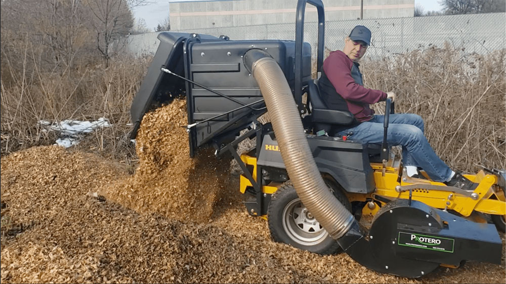 Hustler X-One Dump Catcher Zero Turn Mowers