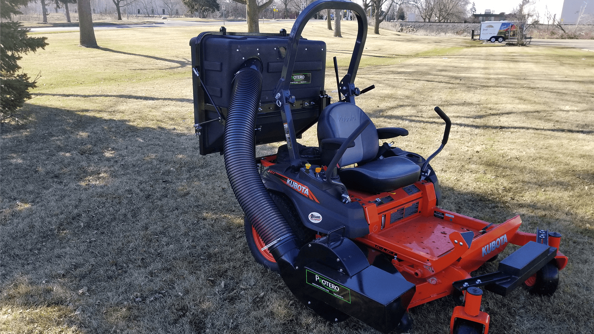 Bad Boy Bagger Protero PV13 Grass Catcher (Shown on Kubota)