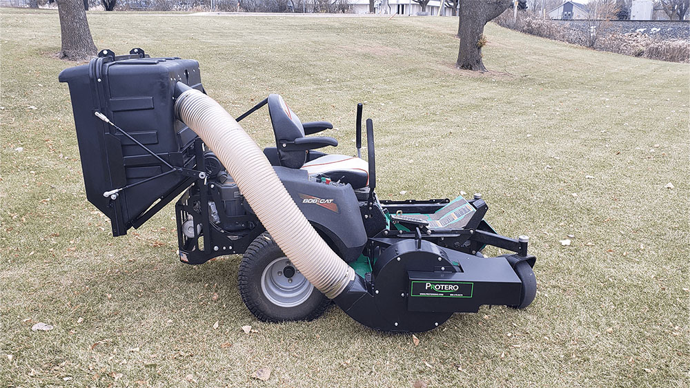 Buton Bagger Protero PV13 Grass Catcher (Shown on Ransome Bobcat)