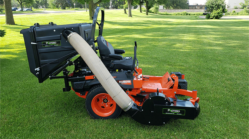 Kioti Bagger Protero PV18 Grass Catcher (Shown on Kubota)